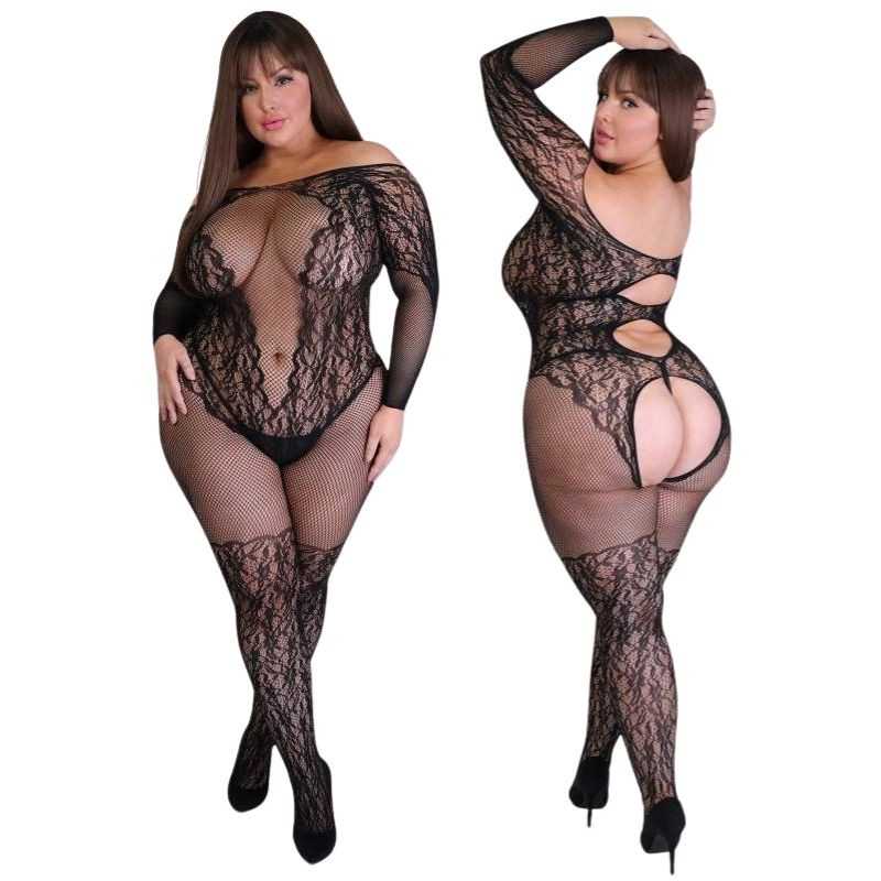 Fifty Shades of Grey - Captivate Spanking Bodystocking Plus Size