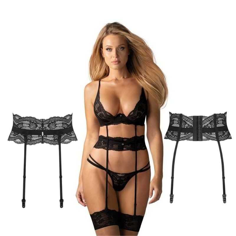 Obsessive - Nutris garter belt Black XS/S