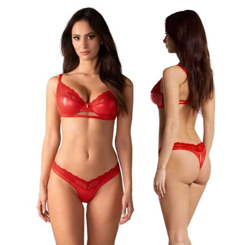 Obsessive - Aliosa 2 Pcs Set Red S/M