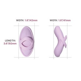 Svakom - Echo 2 Clitoral Vibrator Pink Lilac