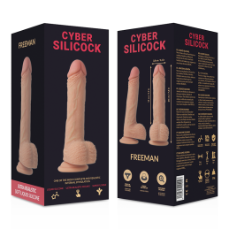 Cyber Silicock – Freeman Realistic Liquid Silicone Dildo 20 cm