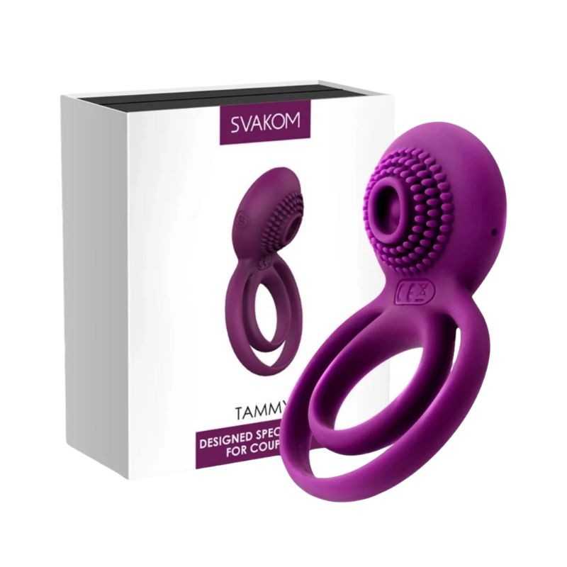 SVAKOM - TAMMY Двойное Кольцо для Пениса со Стимулятором Клитора