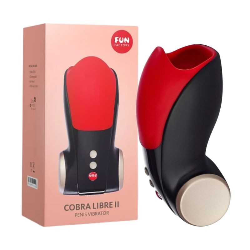 Fun Factory Cobra Libre II Masturbator Red