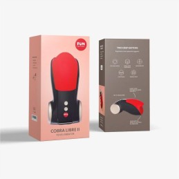 Fun Factory Cobra Libre II Masturbator Red