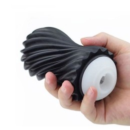Tenga - Flex Masturbation Sleeve Rocky Black