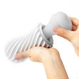 Tenga - Flex Masturbation Sleeve Rocky Black