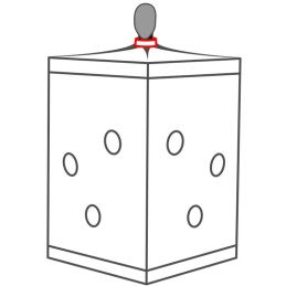Secret Dome – Kink Club Cabin Scandale Black & Red