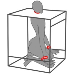 Secret Dome – Kink Club Cabina Bukkake Black & Red