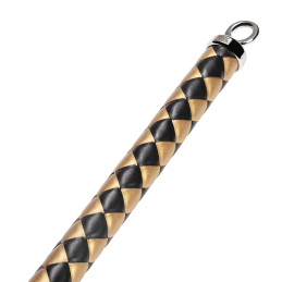 RISE - Thick Cat O. Nine Whip - Black/Gold