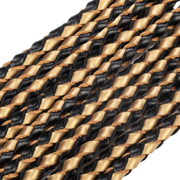 RISE - Thick Cat O. Nine Whip - Black/Gold