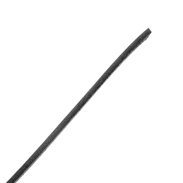 RISE - Pikk Flogger Piits (Kõvade Otsadega) 108 cm - Must/Punane