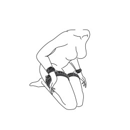 Easytoys Fetish Collection Thigh and Wrist Cuff Set