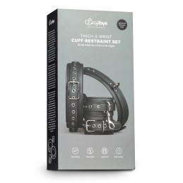 Easytoys Fetish Collection Thigh and Wrist Cuff Set