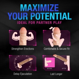 Silicone Penis Extender Performance Plus 6.3 cm - Blush