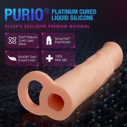 Silicone Penis Extender Performance Plus 6.3 cm - Blush