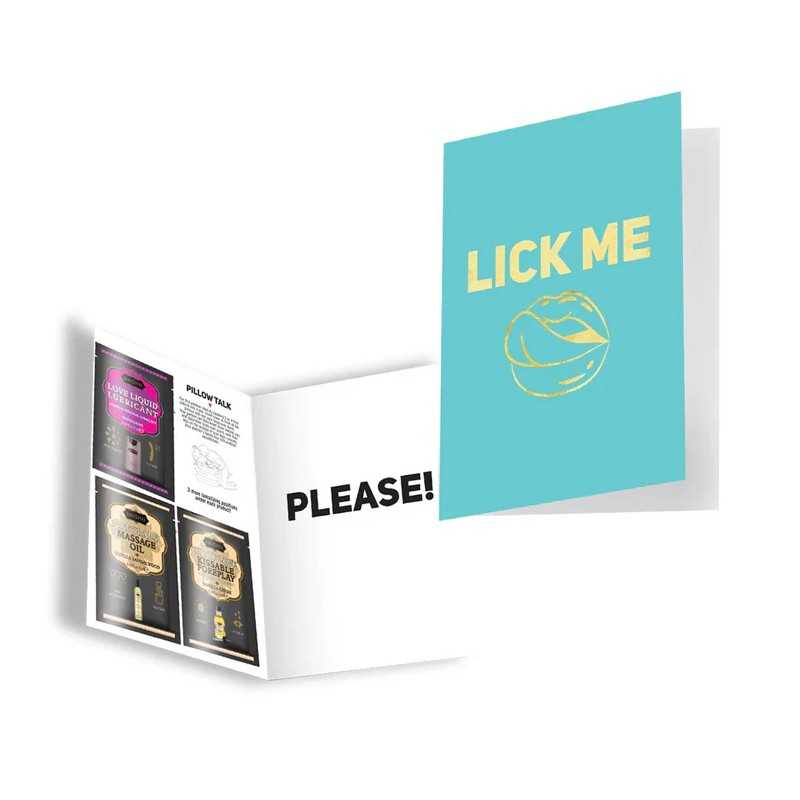 Kama Sutra Naughty Note: Lick Me ... Please! Postcard