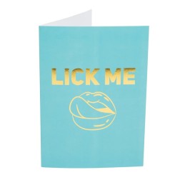 Kama Sutra Naughty Note: Lick Me ... Please! Postcard