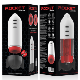 Jamyjob - Rocket Masturbator Soft Tech Compression and Vibration