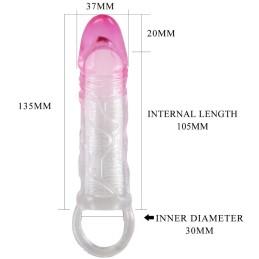 Pretty Love Odes Realistic Penis Extender 2.5 cm