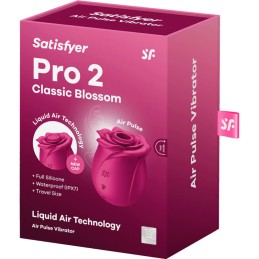 Satisfyer - Air Pulse Pro 2 Survelainevibraator Classic Blossom