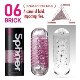 Tenga - Spinner Masturbator Brick 06