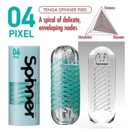 Tenga - Spinner Masturbaator Pixel 04