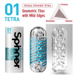 Tenga - Spinner Masturbator Tetra 01