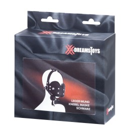 XX-Dreamstoys Ehtsast Nahast Mask Suupalliga – BDSM Mängudeks
