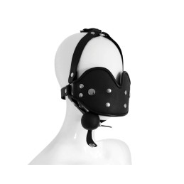 XX-Dreamstoys Leather Mask With Gag – BDSM Play