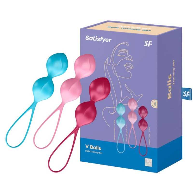 SATISFYER - BALLS C03 DOUBLE (SET OF 3)
