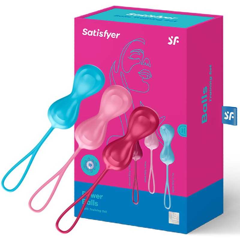 SATISFYER - BALLS C02 DOUBLE (SET OF 3)