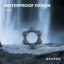 Boners Hexagon Cockring With Steel Balls – Powerful Erection Ring