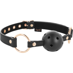 Coquette Fantasy Breathable Ball Gag – Vegan Leather BDSM Toy