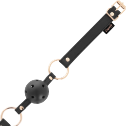 Coquette Fantasy Breathable Ball Gag – Vegan Leather BDSM Toy