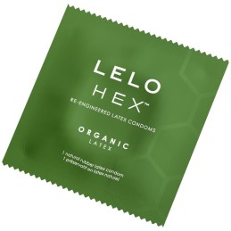Презервативы Lelo Hex Organic 3 шт – Натуральная и Чувственная Защита
