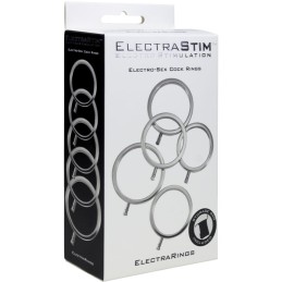 ElectraStim - Solid Metal Cock Ring Set 5 Sizes
