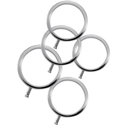 ElectraStim - Solid Metal Cock Ring Set 5 Sizes