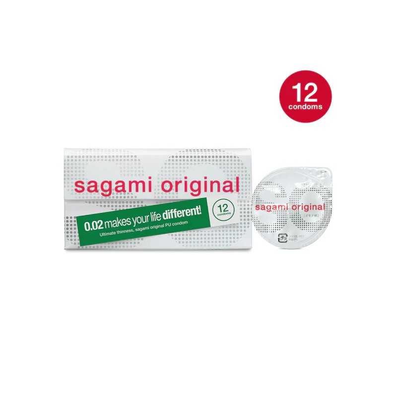 Sagami – 0.02 mm Ультратонкие Презервативы Без Латекса 12 шт.