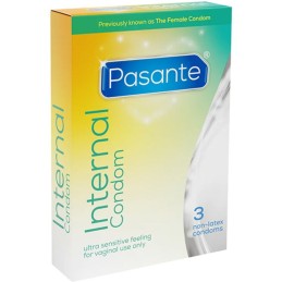 PASANTE FEMALE CONDOM 3 PCS ПРЕЗЕРВАТИВЫ ДЛЯ ЖЕНЩИН