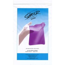 Sheer Glyde – Oraalseksi Kiled „Sheer Glyde Dams“ Segamaitsetega 4 tk