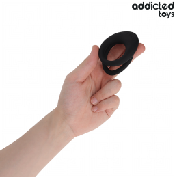 Addicted Toys – Double Textured Penis & Testicle Ring