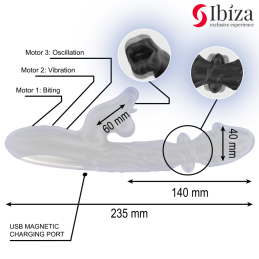 Ibiza – Rotating & Biting Clitoral Stimulator and Vibrator