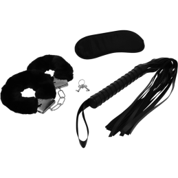 Intense – Fetish Erotic Playset With Handcuffs, Blindfold & Whip