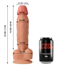 Oliver Ultra Realistic Soft Liquid Silicone Dildo 19 cm