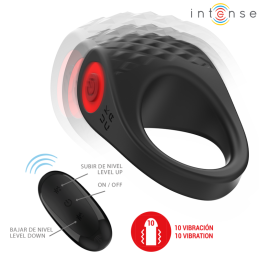 Intense – Clover Vibrating Penis Ring With Remote Control