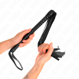 Kink – Must Vegan Piits Tekstuurse Käepidemega 48.5 cm