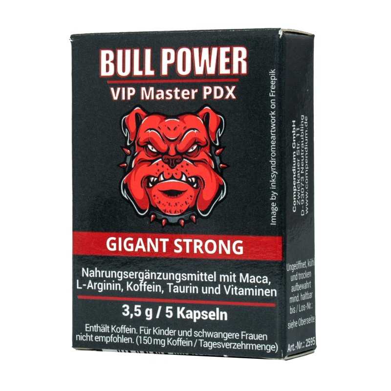 Bull Power VIP Master PDX – Potency Supplement for Men 5 Capsules