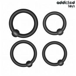Set Of Pressure Silicone Cock Rings