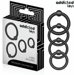 Set Of Pressure Silicone Cock Rings