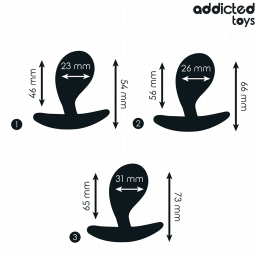 Set Of 3 Anal Plugs